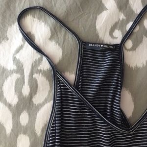 Striped Brandy Romper